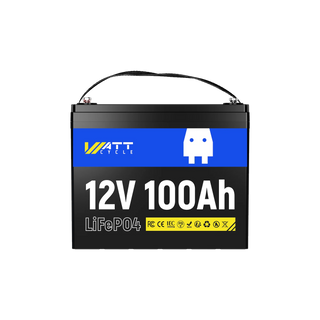 WattCycle 12V 100Ah Deep Cycle LiFePO4 Battery