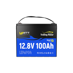 WattCycle 12V 100Ah Deep Cycle Trolling Motor Battery with Bluetooth
