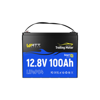 WattCycle 12V 100Ah Deep Cycle Trolling Motor Battery with Bluetooth