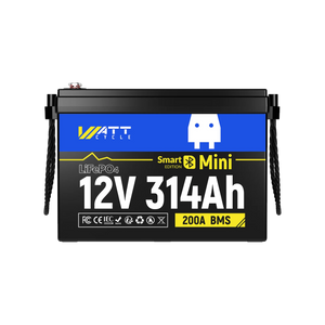 WattCycle 12V 314Ah Mini LiFePO4 Battery with Bluetooth | ECE R10 Certified