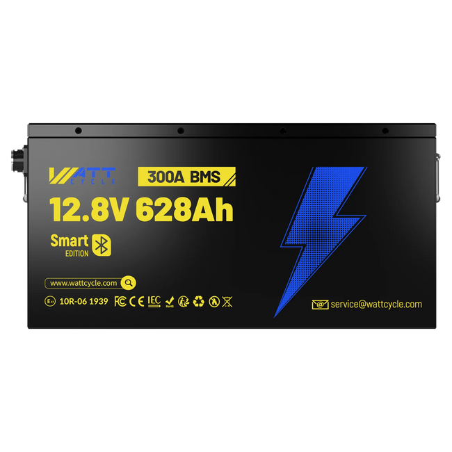 WattCycle 12V 628Ah Ultra Bluetooth LiFePO4 Battery