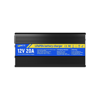 WattCycle 14.6V 20A AC-DC LiFePO4 Battery Charger with Aluminum Shell