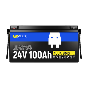 WattCycle 24V 100Ah LiFePO4 Battery