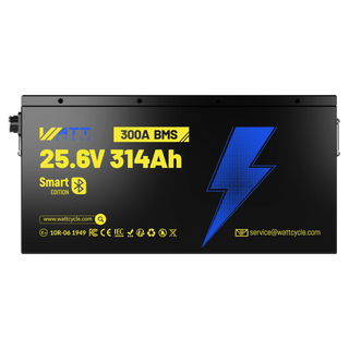 WattCycle 24V 314Ah Ultra LiFePO4 Battery with Bluetooth | ECE R10 Certified