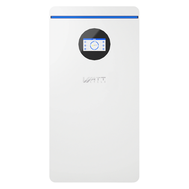 WattCycle 48V 314Ah LiFePO4 Solar Battery with Active Balance & Bluetooth