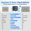 Upgraded WattCycle 12V 100Ah Mini LiFePO4 Bluetooth Battery compared with other 12V 100Ah LiFePO4 battery and 12V 100Ah lead-acid battery