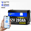 WattCycle 12V 280Ah Mini Lithium Leisure Battery​ with Bluetooth