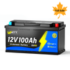 【🍁 Fall Sale, Final €199,49】WattCycle 12V 100Ah Camper Leisure Battery with Bluetooth | DIN H8