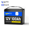 WattCycle 12V 100Ah Deep Cycle LiFePO4 Battery