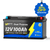 WattCycle 12V 100Ah Dual Purpose Marine Battery 6% OFF