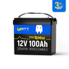 【Sold out】WattCycle 12V 100Ah Mini LiFePO4 Battery with Bluetooth