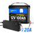 WattCycle 12V 100Ah Mini Bluetooth LiFePO4 Battery with 12V 20A Plastic Shell LiFePO4 Charger