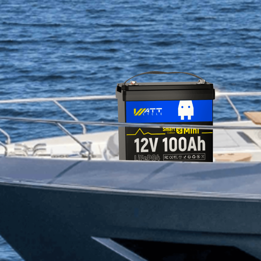 WattCycle 12V 100Ah Mini Bluetooth batteries for sail- Bluetooth Collection