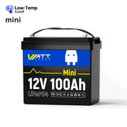 WattCycle 12V 100Ah Mini deep cycle battery