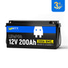 【👑 3rd Anniversary】WattCycle 12V 200Ah LiFePO4 Battery