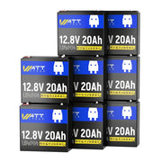 WattCycle_12V_20Ah_LiFePO4_battery_8_pack