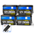 WattCycle 12V 280Ah Mini Bluetooth LiFePO4 battery 4 pack with a14,6V 20A charger