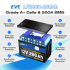 WattCycle 12V 280Ah Mini Lithium Leisure Battery​ with EVE LF280K-280Ah LiFePO4 Cells