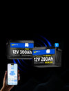 WattCycle 12V 280Ah Mini Lithium Leisure Battery​ with Bluetooth
