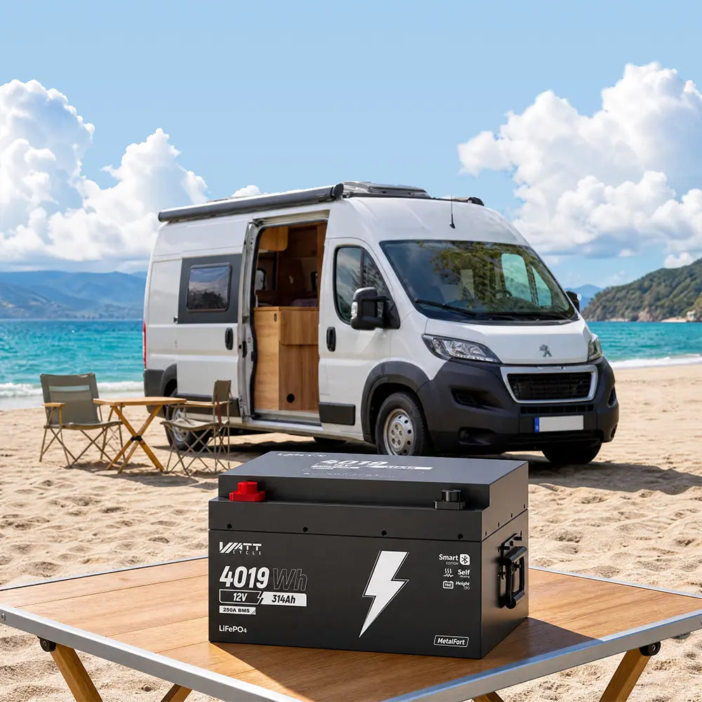 【⚡ Pre-order】WattCycle DISCOVER 12V 314Ah Caravan Leisure Battery with Self Heating