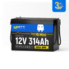 【⚡ 48H Flash Sale】WattCycle 12V 314Ah Mini LiFePO4 Battery with Bluetooth