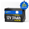 WattCycle 12V 314Ah Mini LiFePO4 Battery with Bluetooth 6% OFF