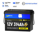WattCycle 12V 314Ah Mini Super LiFePO4 Battery with Bluetooth & Active Balance with ECE R10 Certified
