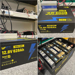 WattCycle 12V 628Ah Ultra Bluetooth LiFePO4 Battery internal structure