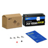 WattCycle 24V 100Ah LiFePO4 Battery packing list
