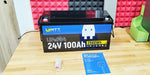 WattCycle 24V 100Ah LiFePO4 battery packing list by influencer