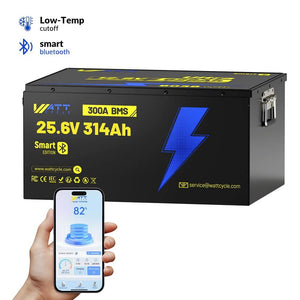 WattCycle 24V 314Ah Ultra LiFePO4 Battery with Bluetooth | ECE R10 Certified