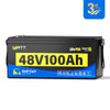 【👑 3ú Comóradh】Ceallraí Cairt Gailf Litiam 48V 100Ah WattCycle le Bluetooth