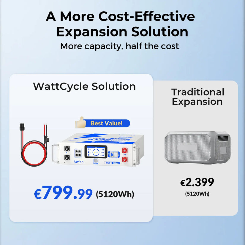 ⚡Prevendita⚡Cavo di espansione WattCycle 48V per stazione di alimentazione BLUETTI AC200MAX