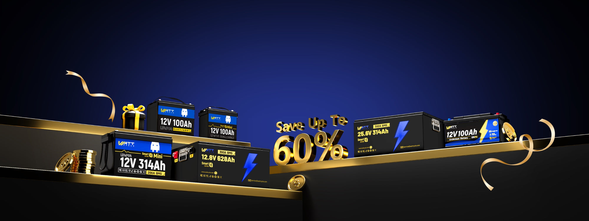 WattCycle Black Friday Battery Sale - Save up to 60%