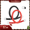 【🎄 Božićna rasprodaja】WattCycle 4AWG 30CM kabel za bateriju, set od 2 komada