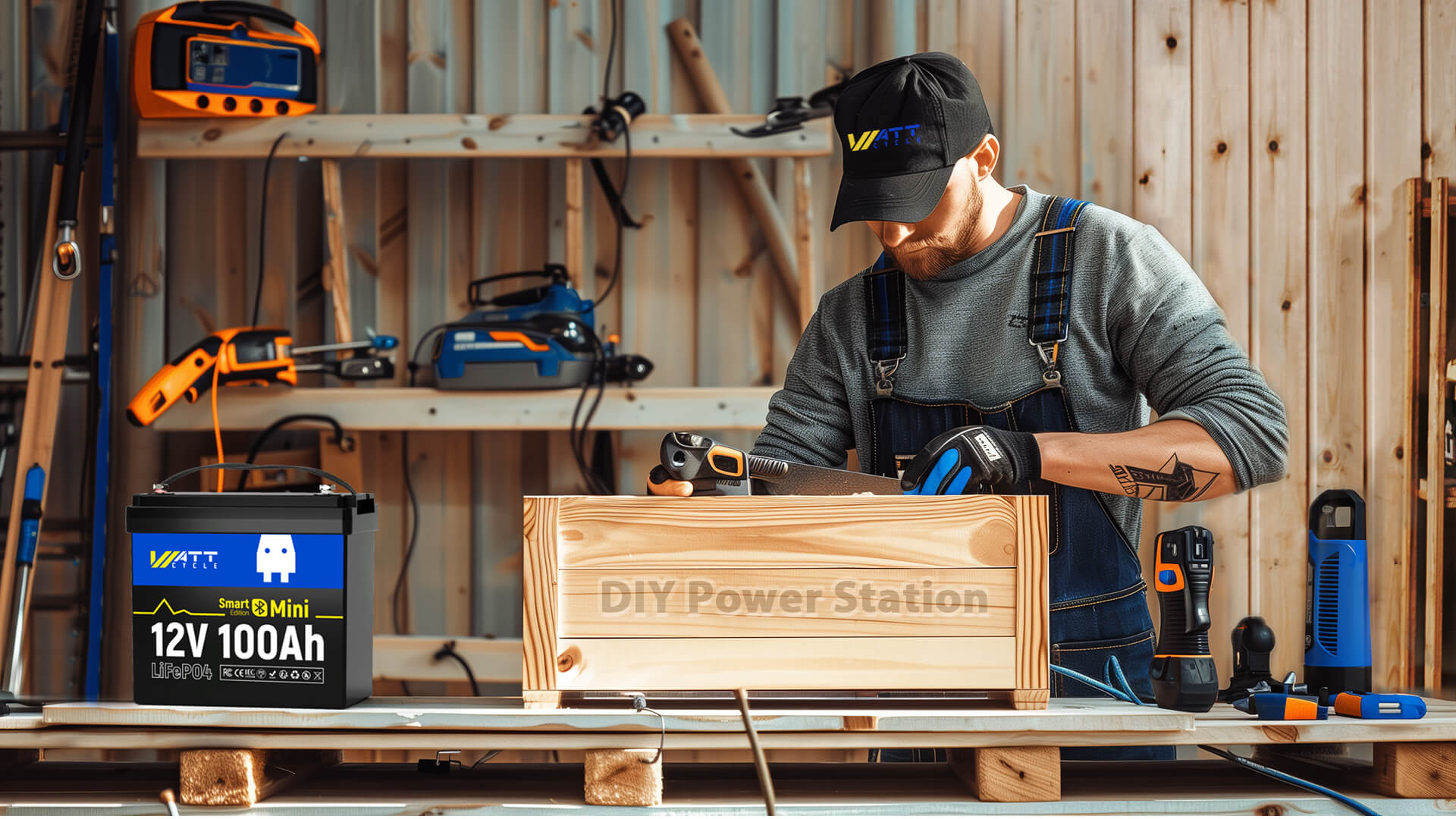 WattCycle DIY Power Station Banner
