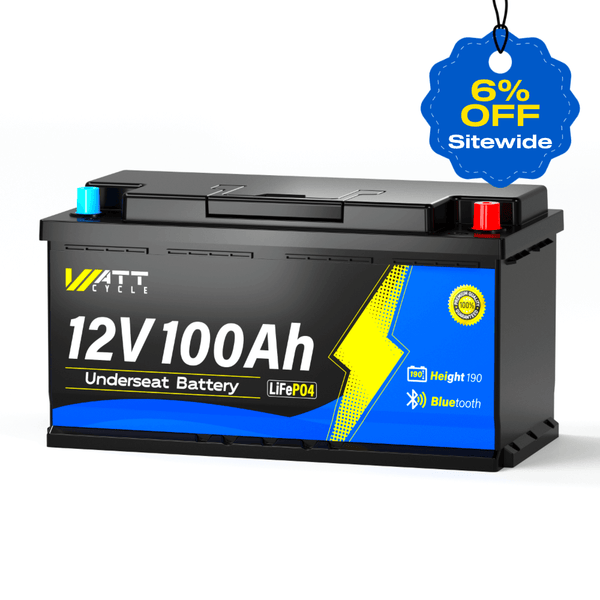 WattCycle Easter Sale - 6% discount of 12V 100Ah H190