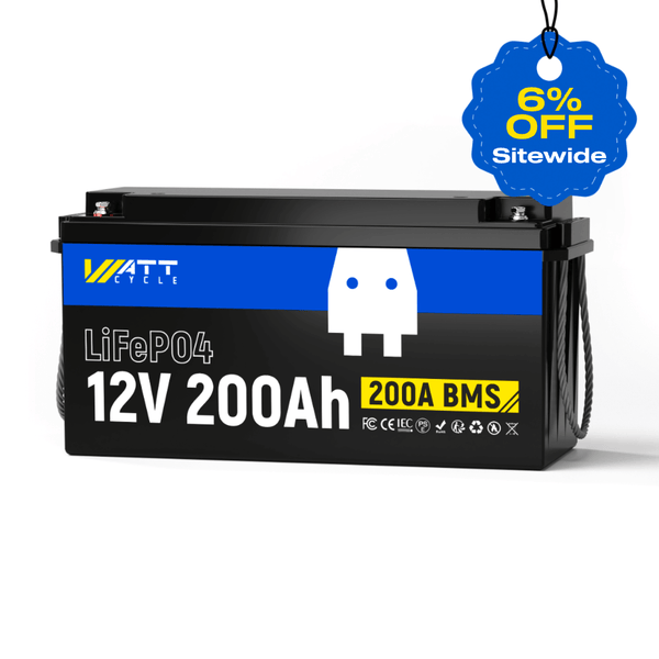 WattCycle Easter Sale - 6% discount of 12V 200Ah