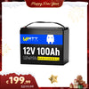 【🎇 Saldi di Capodanno】Batteria WattCycle 12V 100Ah Deep Cycle LiFePO4