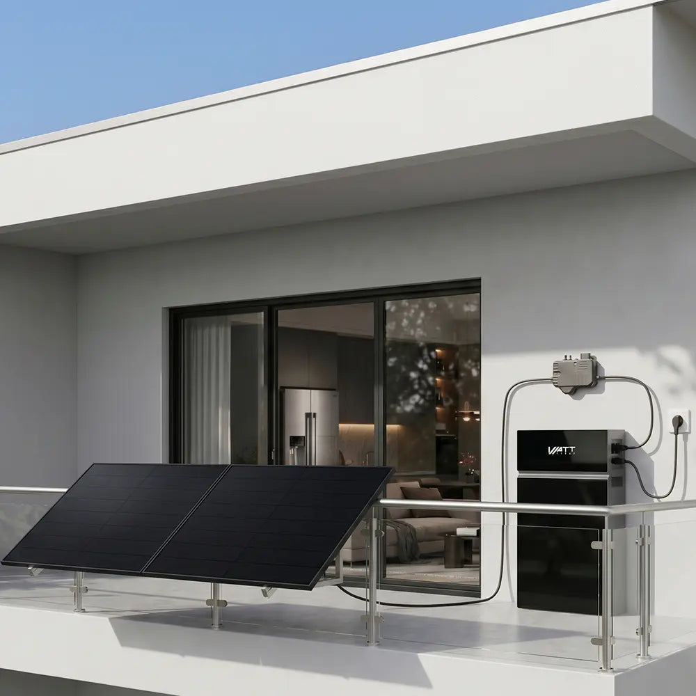 【⚡ Pre-order】WattCycle PIONEER 2.5kW 10kWh All-in-One Home Balcony Solar System with Power Storage