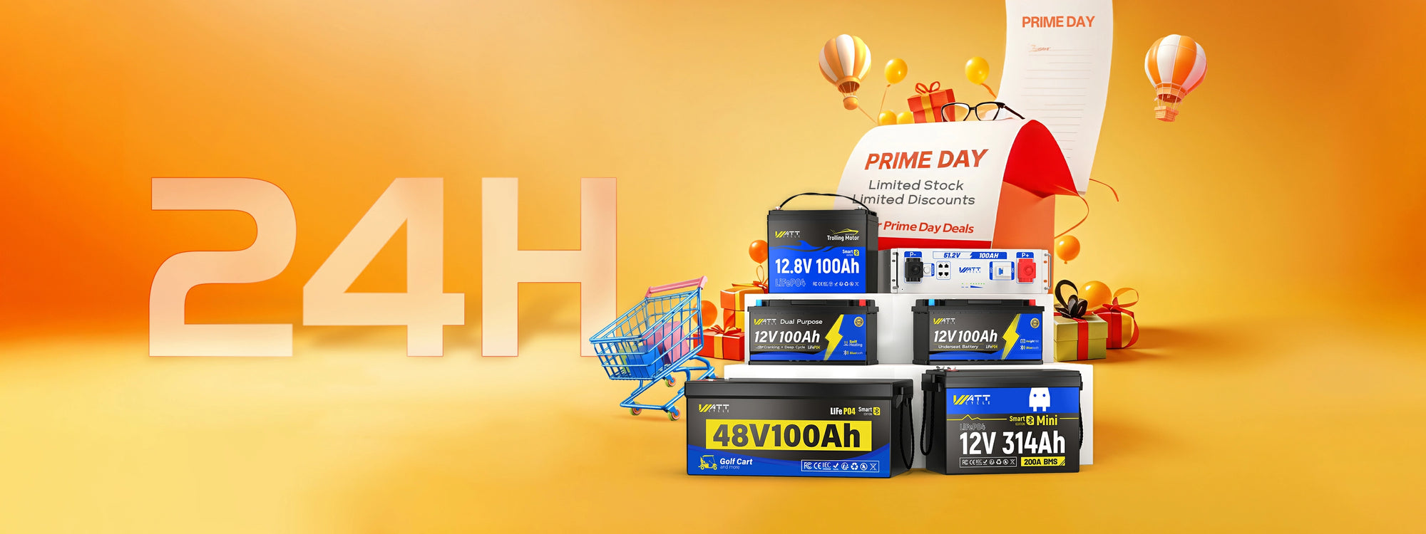 WattCycle Prime Day 24 Hours Countdown