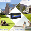 charged with WattCycle 12V 20A AC-DC LiFePO4 battery charger for multi-scenes